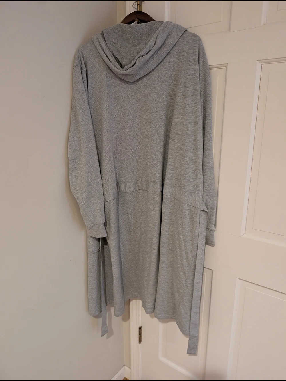 DudeRobe Gray Hooded Bathrobe